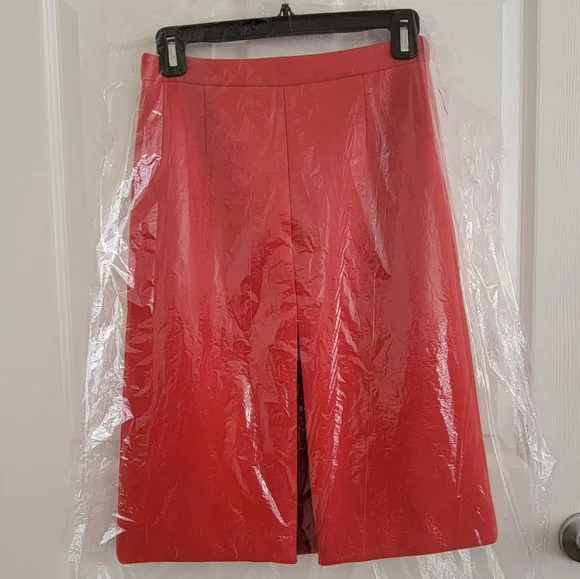 J. Crew A-line wool skirt with front slit, size 0P - Picture 4 of 11